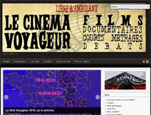 Tablet Screenshot of cinema-voyageur.org